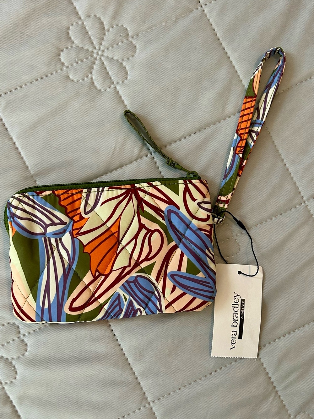 Vera Bradley Essential Zip Wristlet- Dragonfly By